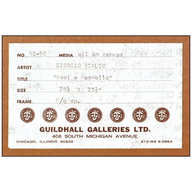 1960s 1960s A Painter’s Touch, Giorgio Scalco For Sale - Image 5 of 5