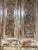 Antique Hand-Carved Floral Wood Barn Door | Rustic Farmhouse Statement Single Door 80x26 For Sale In Orlando - Image 6 of 8