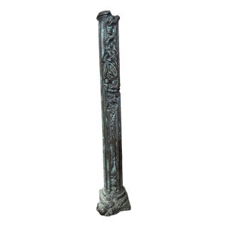 Jens Flemming Sørensen, Large Antique-Style Bronze Column, 2/3 Pieces For Sale