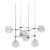 Soap 6 DT Chandelier For Sale