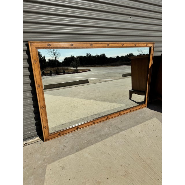 1960s Mid Century Modern Credenza / 12-Drawer Dresser W/ Mirror Attributed to Thomasville Horizon Series For Sale - Image 11 of 12