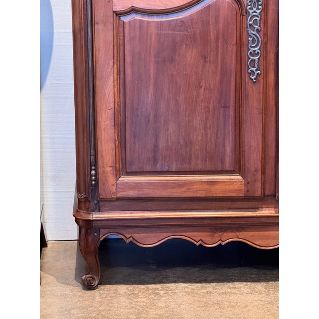 18th Century 18th Century Louis XV Provincial Armoire For Sale - Image 5 of 14
