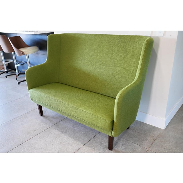 Nos Knoll Rockwell Unscripted High-Back Settee by David Rockwell – Leaf Upholstery For Sale - Image 9 of 15