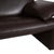 Animal Skin Leather Two-Seater Brown Manual Function Sofa by Jori Linea For Sale - Image 7 of 16