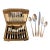 1950s Mid-Century Modern Oneida Community Silverplate Flatware Set - "Enchantment" Pattern - 48 Pieces With Storage Chest For Sale
