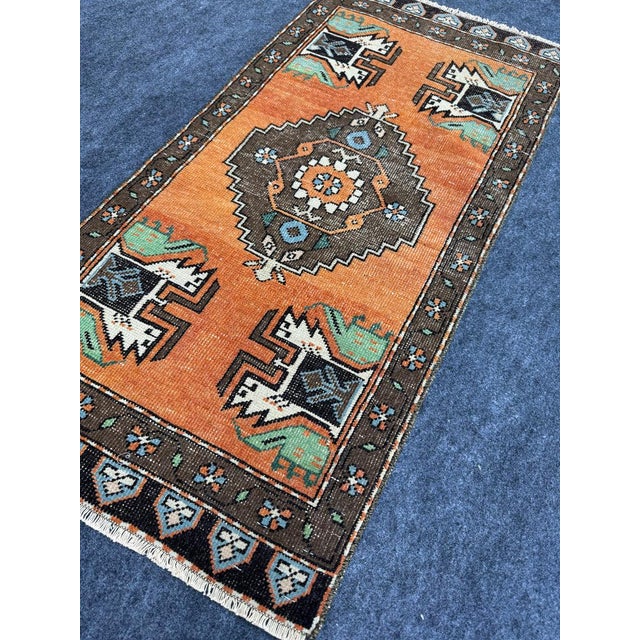 Early 21st Century Turkish Yastik Rug 1'9" x 3'6" For Sale - Image 5 of 5