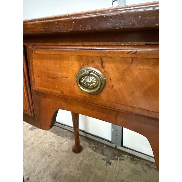 Brown Antique 18th C English Walnut Lowboy For Sale - Image 8 of 12