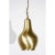 Paavo Tynell counterweight pendant with a satin brass finish. Newly rewired for one standard lightbulb.