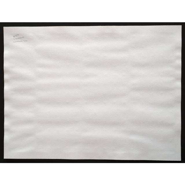 Paper Contemporary Abstract Watercolour on Paper "Pointure" by Jérémie Iordanoff For Sale - Image 7 of 7