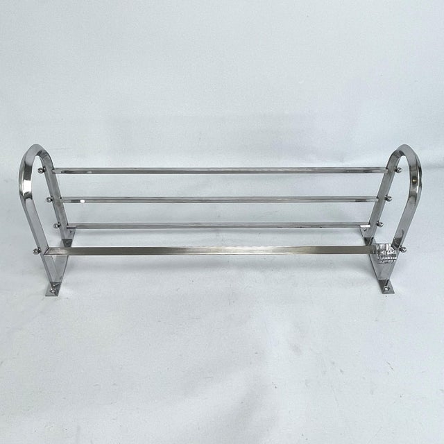 Art Deco Coat Rack in Chrome, 1940s For Sale - Image 4 of 8