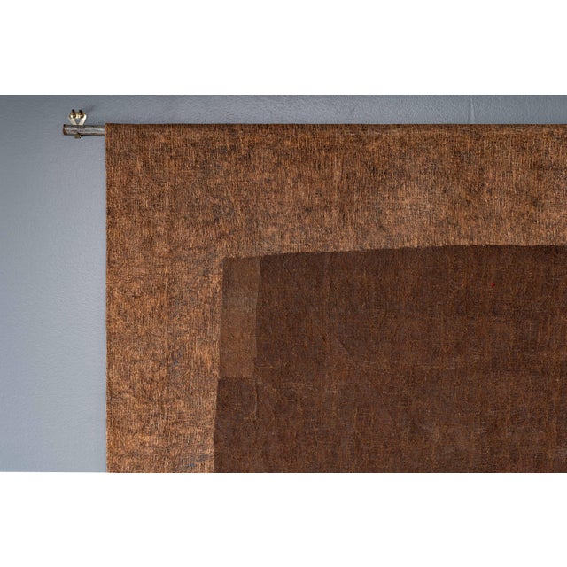 Contemporary Large French Abstract Expressionist Wall Hanging For Sale - Image 3 of 16
