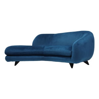 Vladimir Kagan Angle Tangent Chaise Sofa For Sale