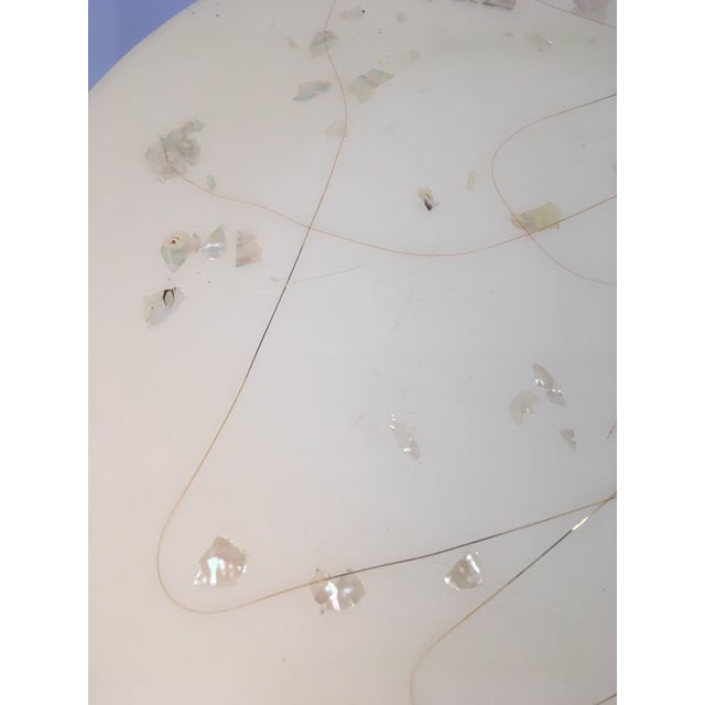 1950s Italian Marble Top Side Table For Sale - Image 4 of 7