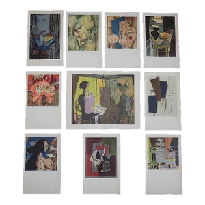 Vintage Mid 20th Century Modernist Abstract Georges Braque Lithographs.........Set of 10