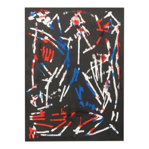 A.r. Penck (Ralf Winkler), Mul, Bul Dang & Sentimentality, Woodblock