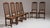 Set of Six Early 20th Century French Chestnut Brown Renaissance Oak Dining Chairs For Sale - Image 9 of 15