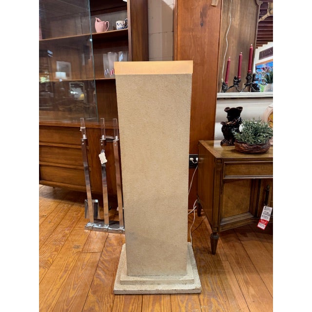 MCM Textured Lighted Pedestal For Sale In Philadelphia - Image 6 of 7
