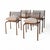 Metal Set of Four David Rowland Chairs For Sale - Image 7 of 11