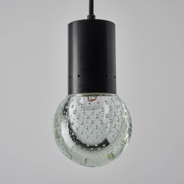 Arteluce 1960s Gino Sarfatti Seguso Bubble Glass Pendant for Arteluce For Sale - Image 4 of 12