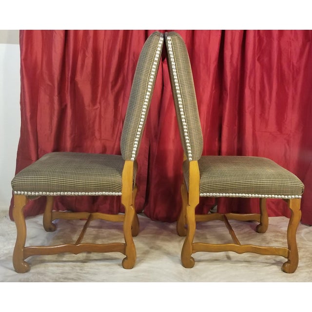 Rare Polo Era Ralph Lauren Tartan Plaid Mouton dining chair set. Hit the like heart for sale pricing! Follow our page for...