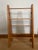 Brown Vintage Hand-Painted Wooden Quilt Rack For Sale - Image 8 of 10
