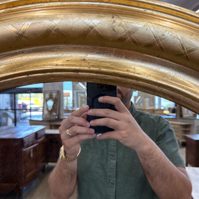 French Louis Philippe Gilt Mirror For Sale - Image 4 of 9