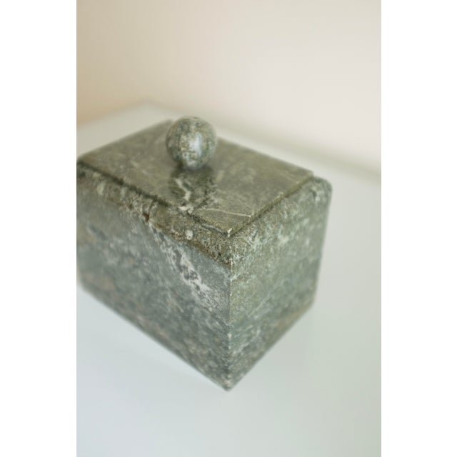 1940s 1940s Large Swedish Kolmårds Marble Box For Sale - Image 5 of 8