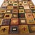 This distinctive vintage rug, crafted approximately 40 years ago, is handknotted from 100% silk and showcases a striking...