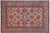 Gray Rustic Kazak Southwestern Gray/Light Blue Wool Rug - 4'2''x6'1'' For Sale - Image 8 of 10