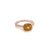 Metal Natural Zircon Diamond Ring 6.5 14k White Gold 3.5 TCW Certified For Sale - Image 7 of 12