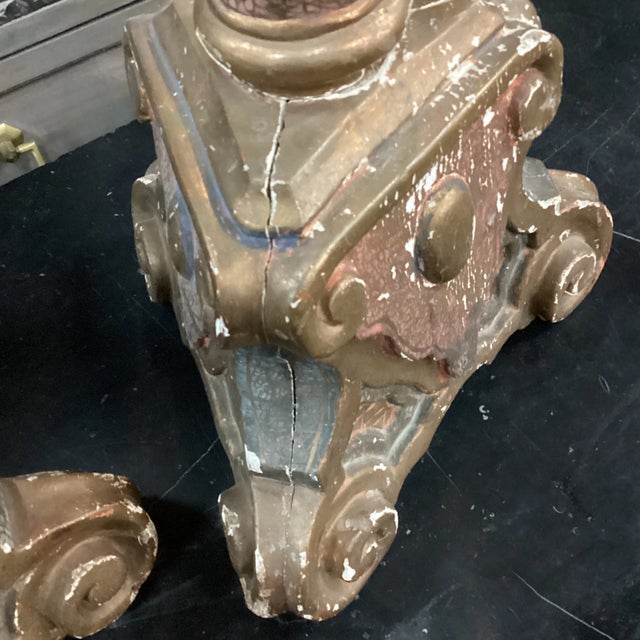 Early 20th Century French Tall Candlesticks - a Pair For Sale - Image 10 of 12