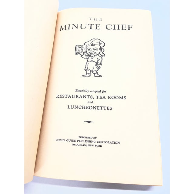 Mid-Century Modern Vintage the Minute Chef Cook Book For Sale - Image 3 of 14