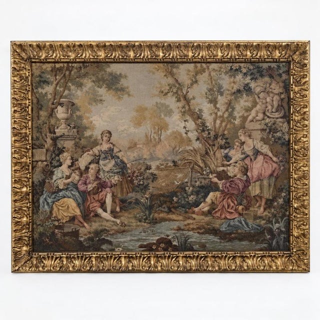 Fishing Tapestry by François Boucher For Sale - Image 9 of 9