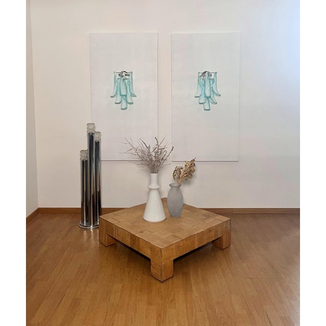 Vintage Italian Murano Wall Lights in the style of Mazzega, 1990, Set of 2 For Sale - Image 9 of 18
