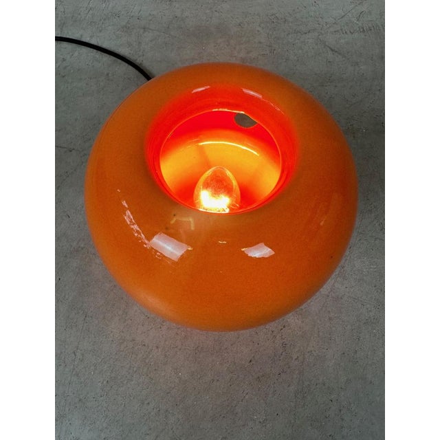 Vintage Ceramic Mushroom Lamp from Massive, 1970s For Sale - Image 3 of 8