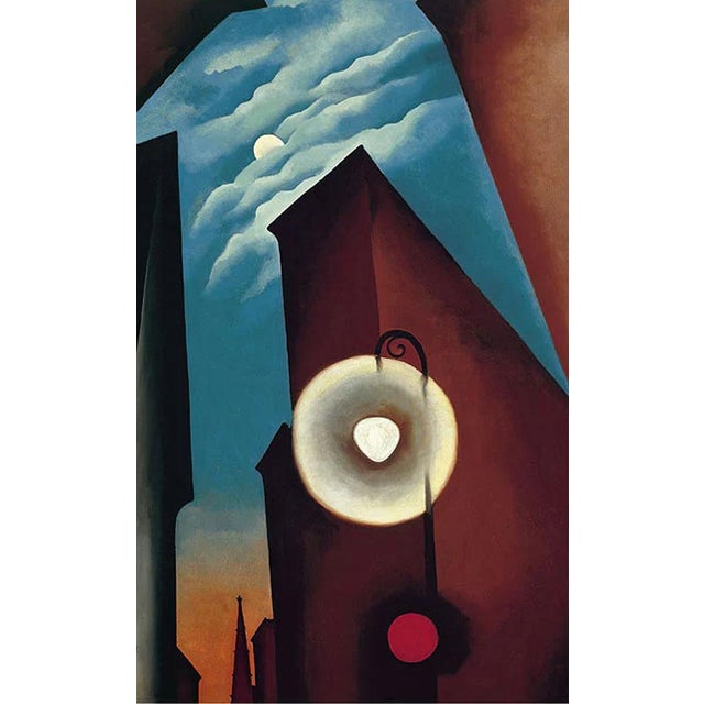 Contemporary Georgia O'Keeffe New York Street With Moon Poster For Sale - Image 3 of 3