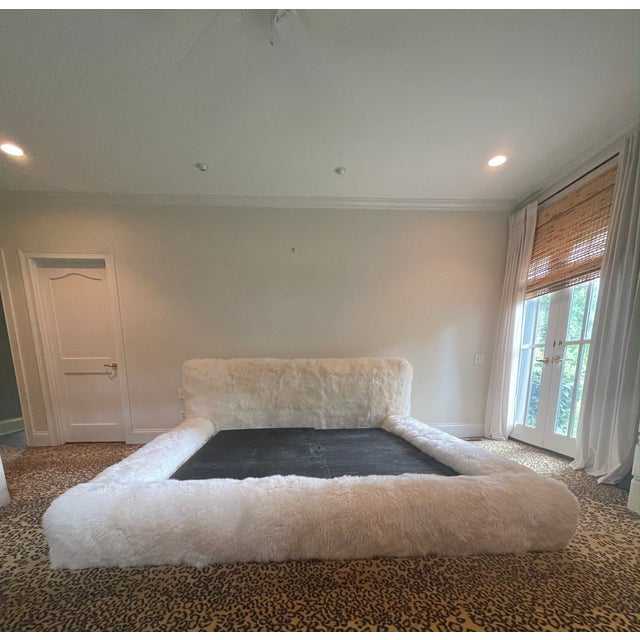 Contemporary Restoration Hardware Yeti Sheepskin King Size Ivory