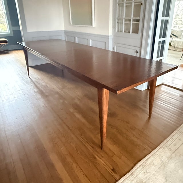 Random Harvest Sonoma Dining Table with Two Leaves Simple lines allow the subtly textured finish of the wood table top to...