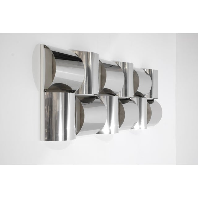Stainless Steel and Metal Wall Light, 2010s For Sale - Image 6 of 18