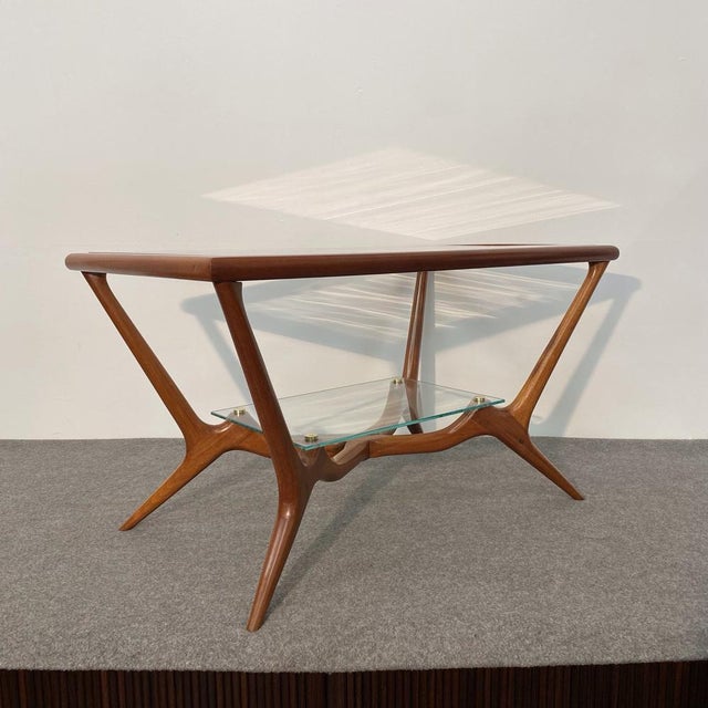 Vintage Coffee Table in Teak, in Restored conditions. Designed 1950 to 1959
