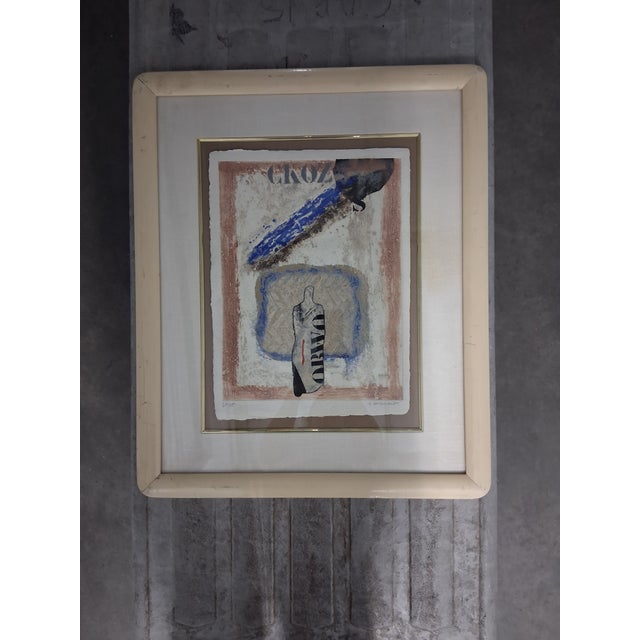 1961 Abstract Expressionism James Coignard Carborundum Artpiece For Sale - Image 12 of 12