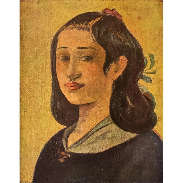 1940s After Paul Gauguin, "The Artist's Mother" First Edition Swiss Full-Color Print For Sale In Dallas - Image 6 of 6