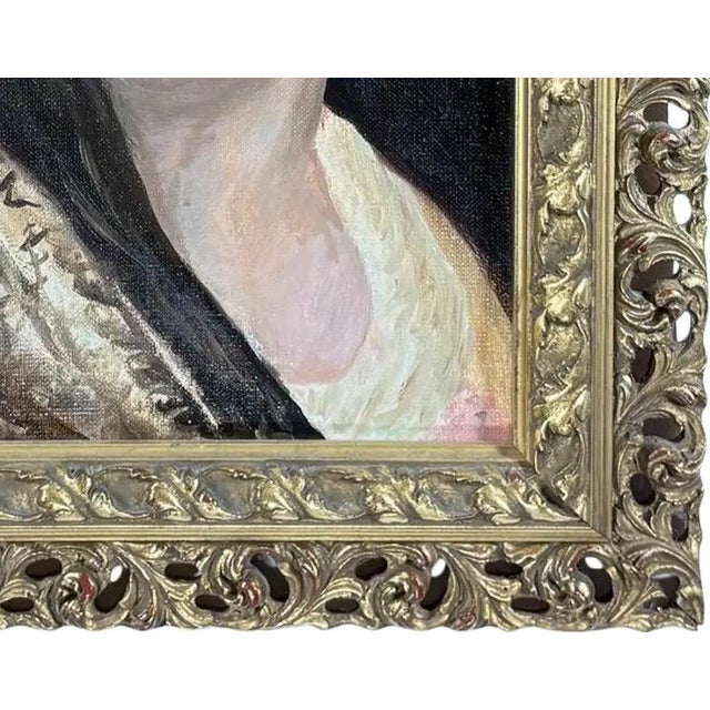 Gold Original Stephen LeBailly Oil Study – "Memory of Goya" in Gilded Frame For Sale - Image 8 of 12