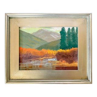 Impressionist Landscape Acrylic Painting For Sale