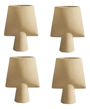 Sand Mini Sphere Vase Square by 101 Copenhagen, Set of 4