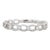 New 0.15ctw Diamond Ring 14k White Gold Size 6.5 Band Wedding Stackable For Sale