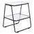 Zunia 2 Tier Accent Table in Black For Sale In Philadelphia - Image 6 of 8