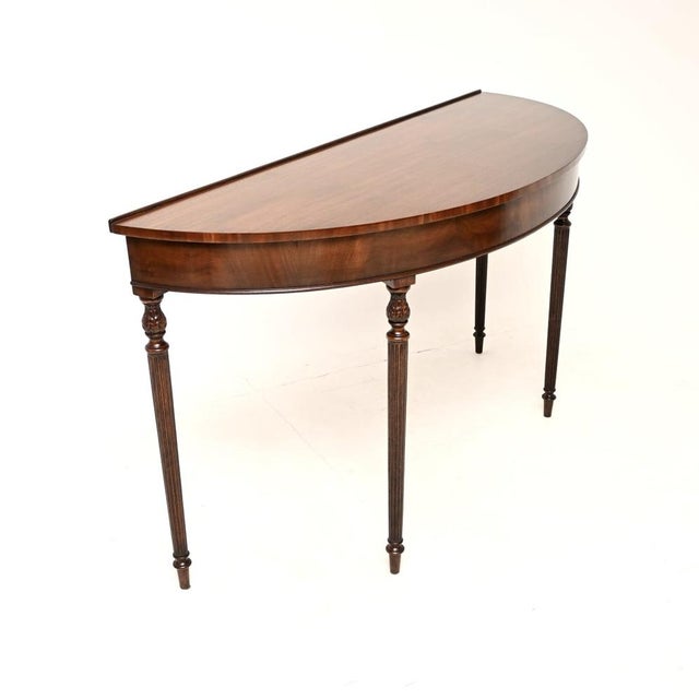 Vintage Georgian Style Console Table, 1950 For Sale - Image 3 of 8