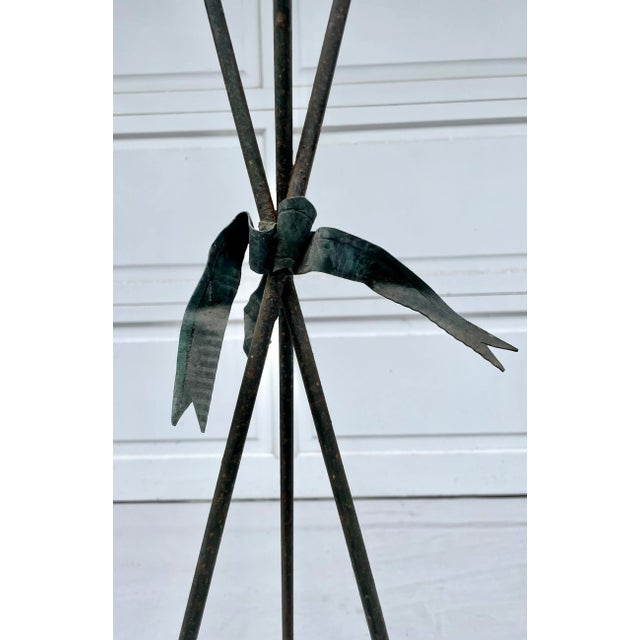 Early 20th Century French Empire Iron Arrow Jardinere Planter For Sale In Los Angeles - Image 6 of 12