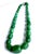 Metal Large Green Aventurine Statement Necklace | Knotted Silk Cord | 304 Stainless Steel Clasp | Bold Green Gemstone Beaded Necklace For Sale - Image 7 of 10